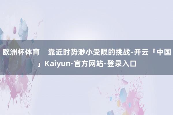 欧洲杯体育    靠近时势渺小受限的挑战-开云「中国」Kaiyun·官方网站-登录入口